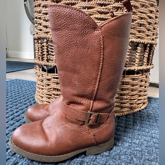 OSHKOSH B’GOSH - Toddler Girls Lumi Mid-Calf Riding Boots- Size 8 - Picture 1 of 1